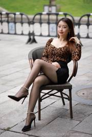[IESS 奇思趣向] Model: Xiao Jie "Sexy hippe rok met luipaardprint"