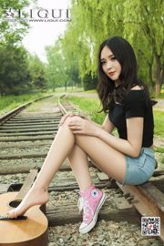 Leg model Xiao Ge "Art Girl with Silky Feet" [LIGUI] Beautiful Legs and Silky Feet